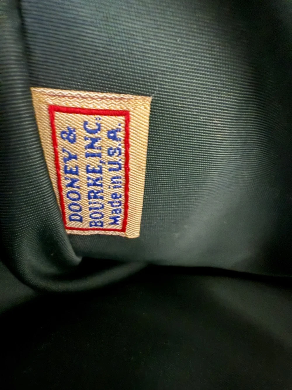 Classic Dooney & Bourke All Weather Leather Purse in Navy